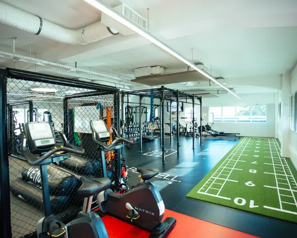 Autre angle de vue sur l'espace de cross-training