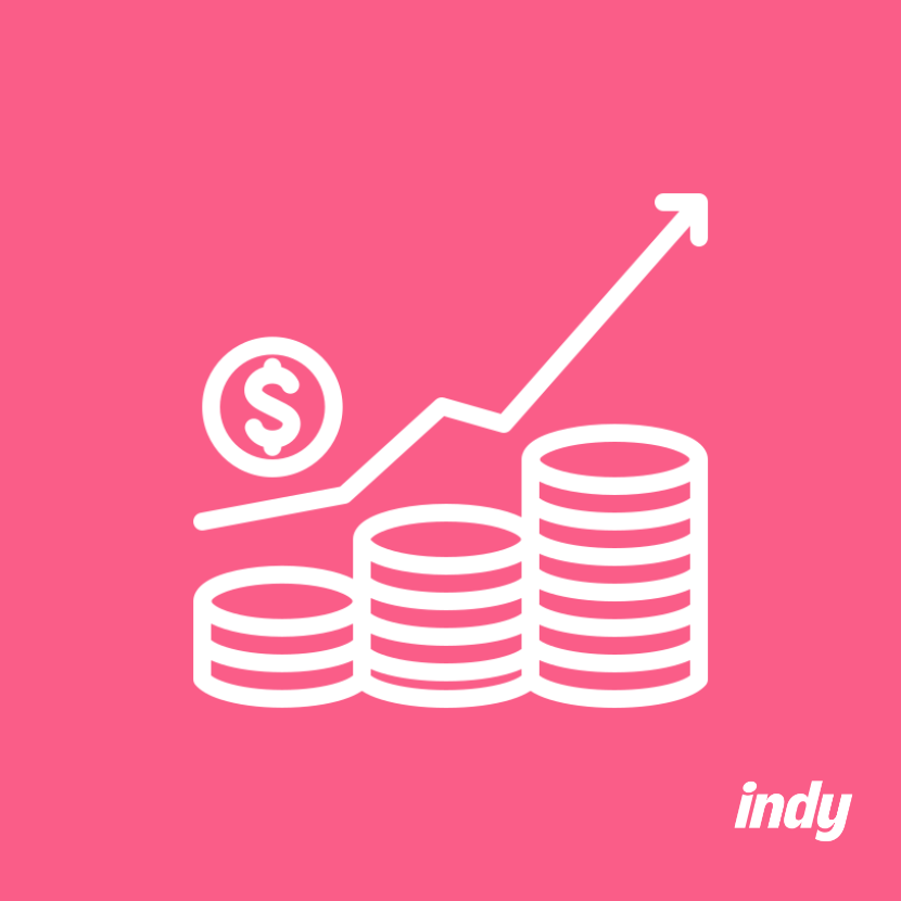 Infographie gestion de la trésorerie avec Indy